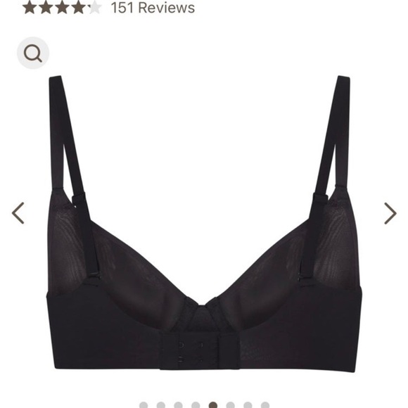 Skims WEIGHTLESS DEMI BRA ONYX / 32DD - Picture 4 of 10